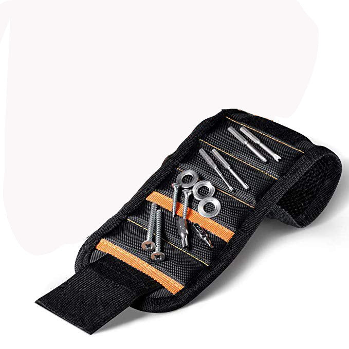 Adjustable Magnetic Wristband for Screws & Small Tools, 10-Magnet product image