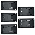 5-Pack Tool-Mount Brackets Compatible with Bosch & Makita 18V Tools, Black product image