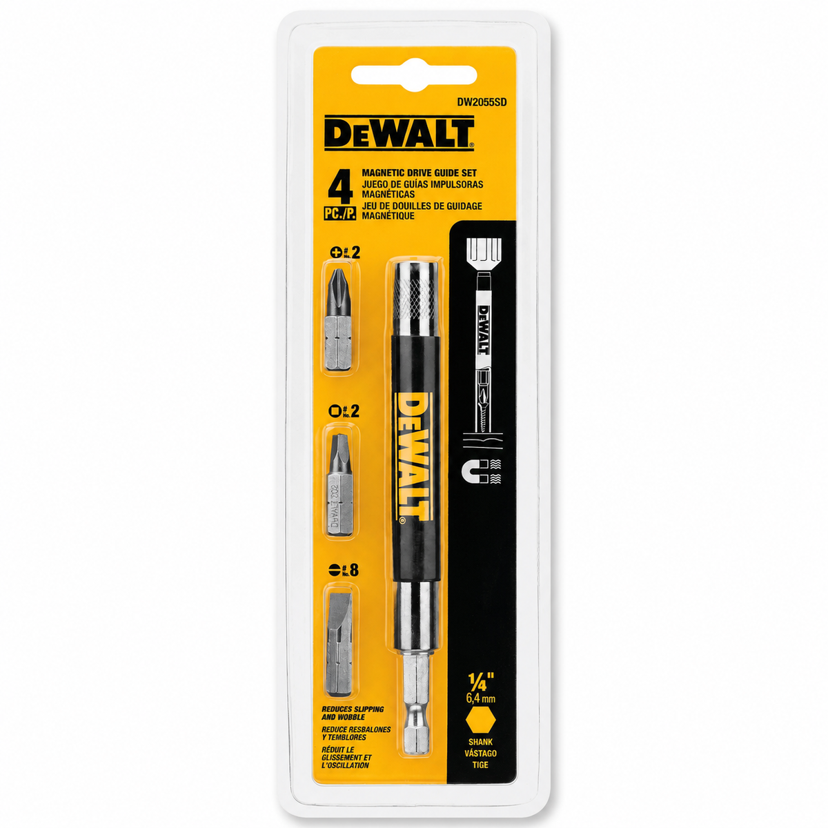 DEWALT DW2055SD 4-Piece Magnetic Screwdriving Drive Guide Set